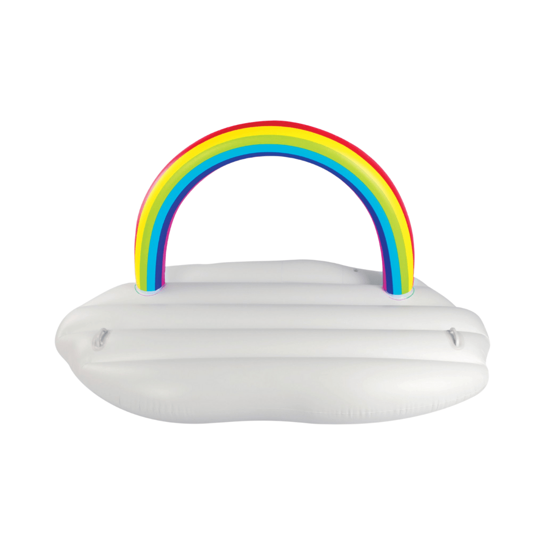 Lazy Dayz Inflatable Rainbow Cloud Float 185cm-Furniture > Bathroom > Bathtubs-PEROZ Accessories