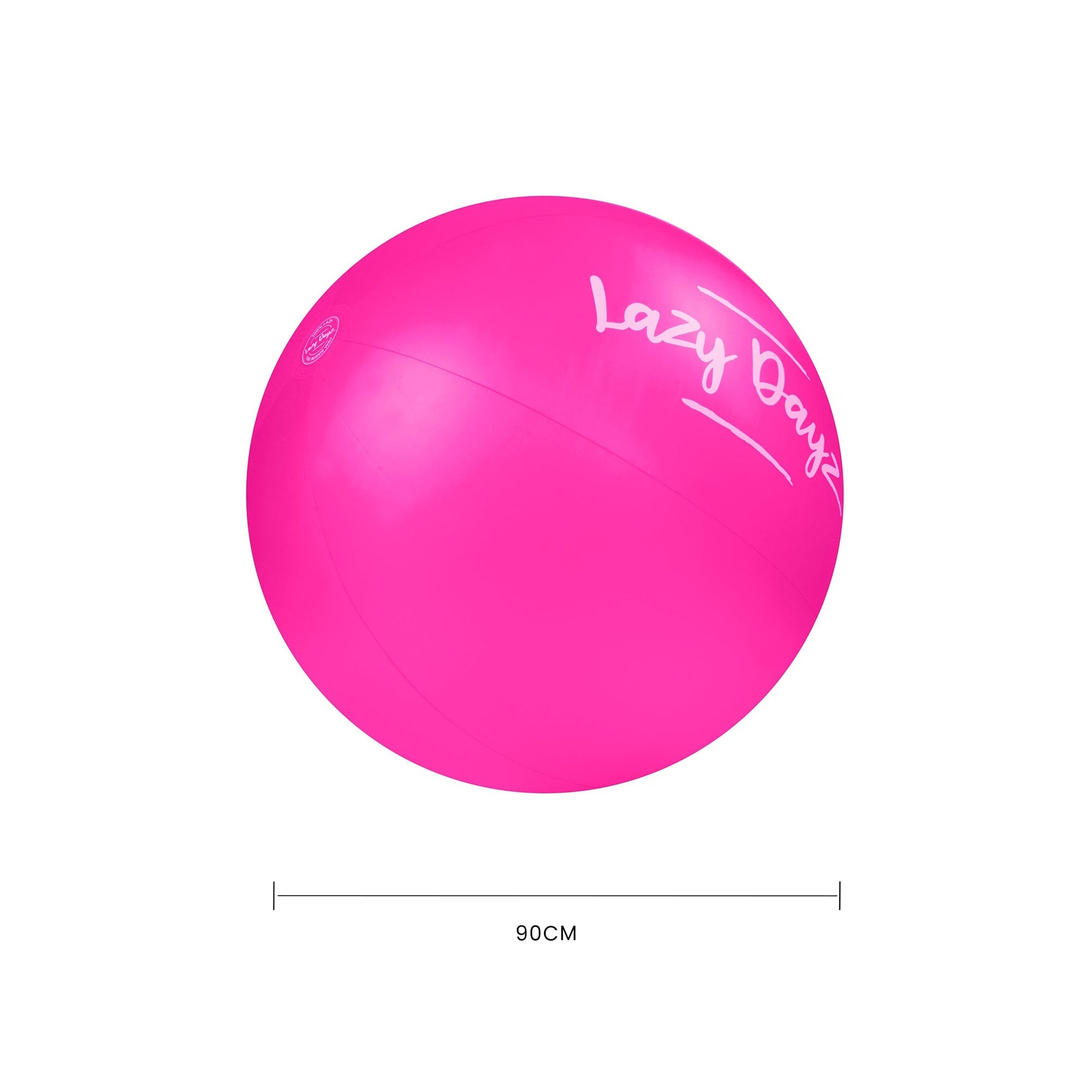 90cm Lazy Dayz Inflatable Jumbo Beach Ball - Pink-Baby & Kids > Baby & Kid&