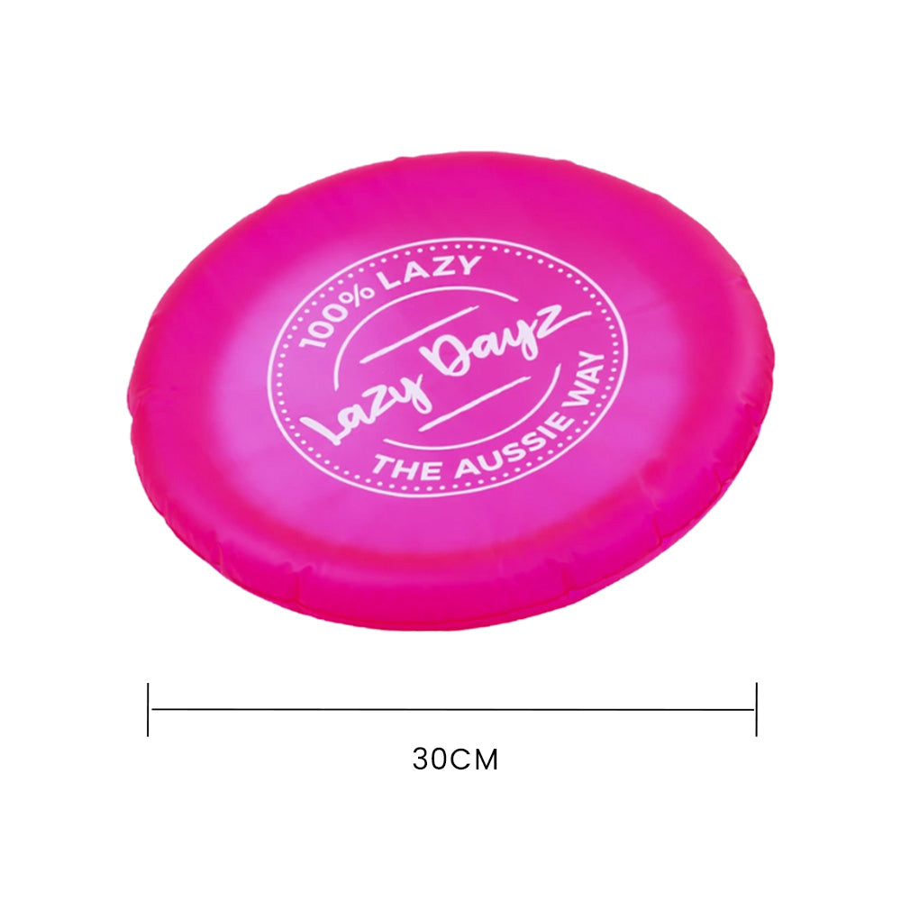 Lazy Dayz Inflatable Frisbee - Pink-Occasions > Party & Birthday Novelties > Party Supplies-PEROZ Accessories