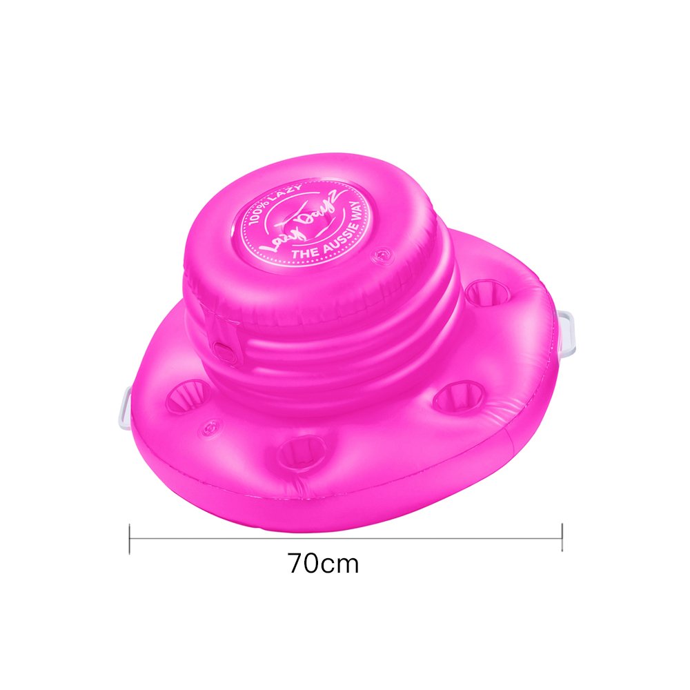 Lazy Dayz Inflatable Drinks Tub - Pink-Home & Garden > Pool & Accessories > Pool Toys & Inflatables-PEROZ Accessories
