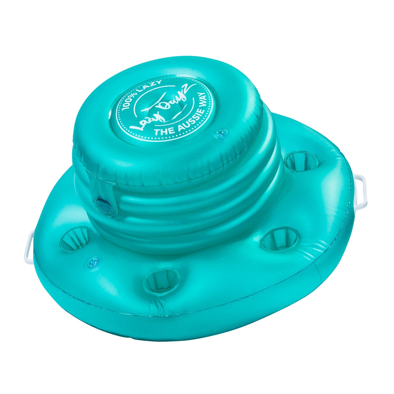 Lazy Dayz Inflatable Drinks Tub - Teal-Home & Garden > Pool & Accessories > Pool Toys & Inflatables-PEROZ Accessories