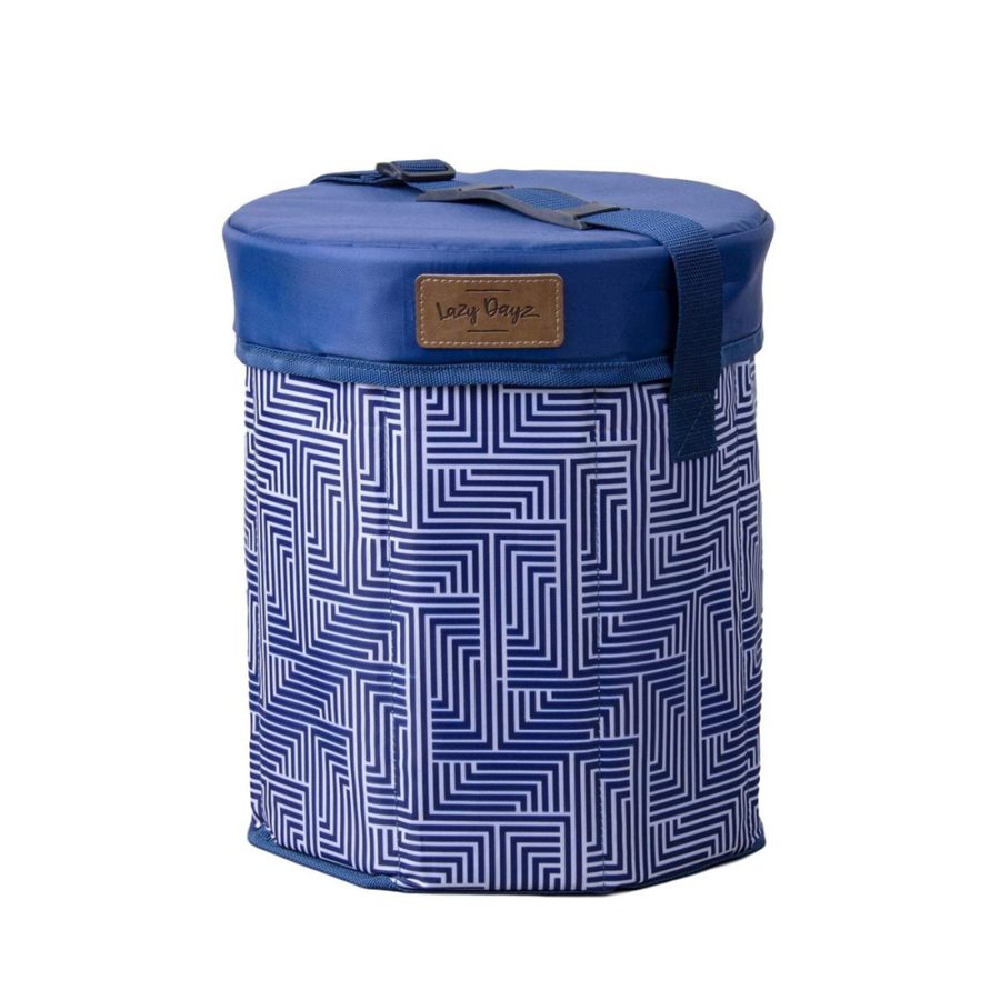 Lazy Dayz Insulated Cooler Stool - Makena-Furniture > Living Room > Ottomans & Footstools-PEROZ Accessories