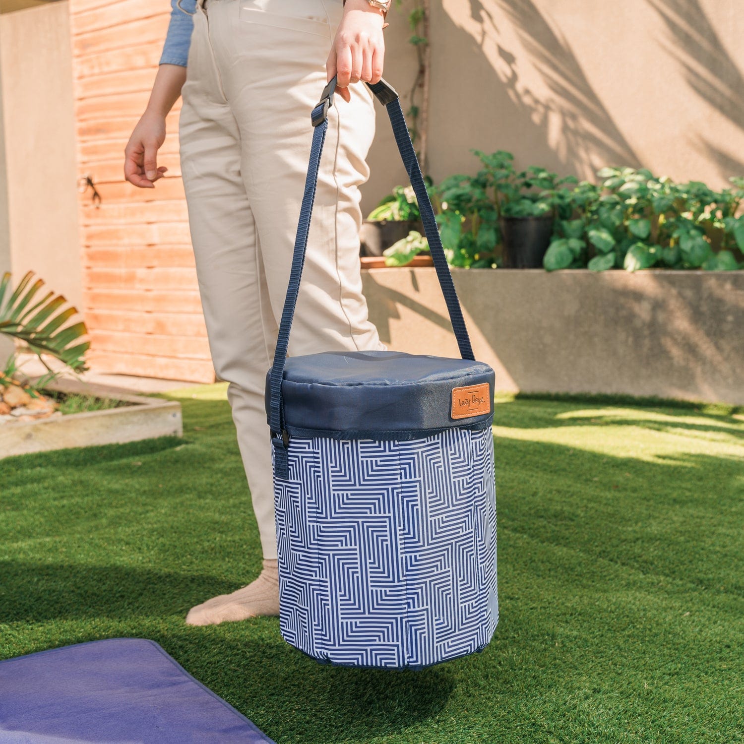 Lazy Dayz Insulated Cooler Stool - Mossman-Furniture > Living Room > Ottomans & Footstools-PEROZ Accessories