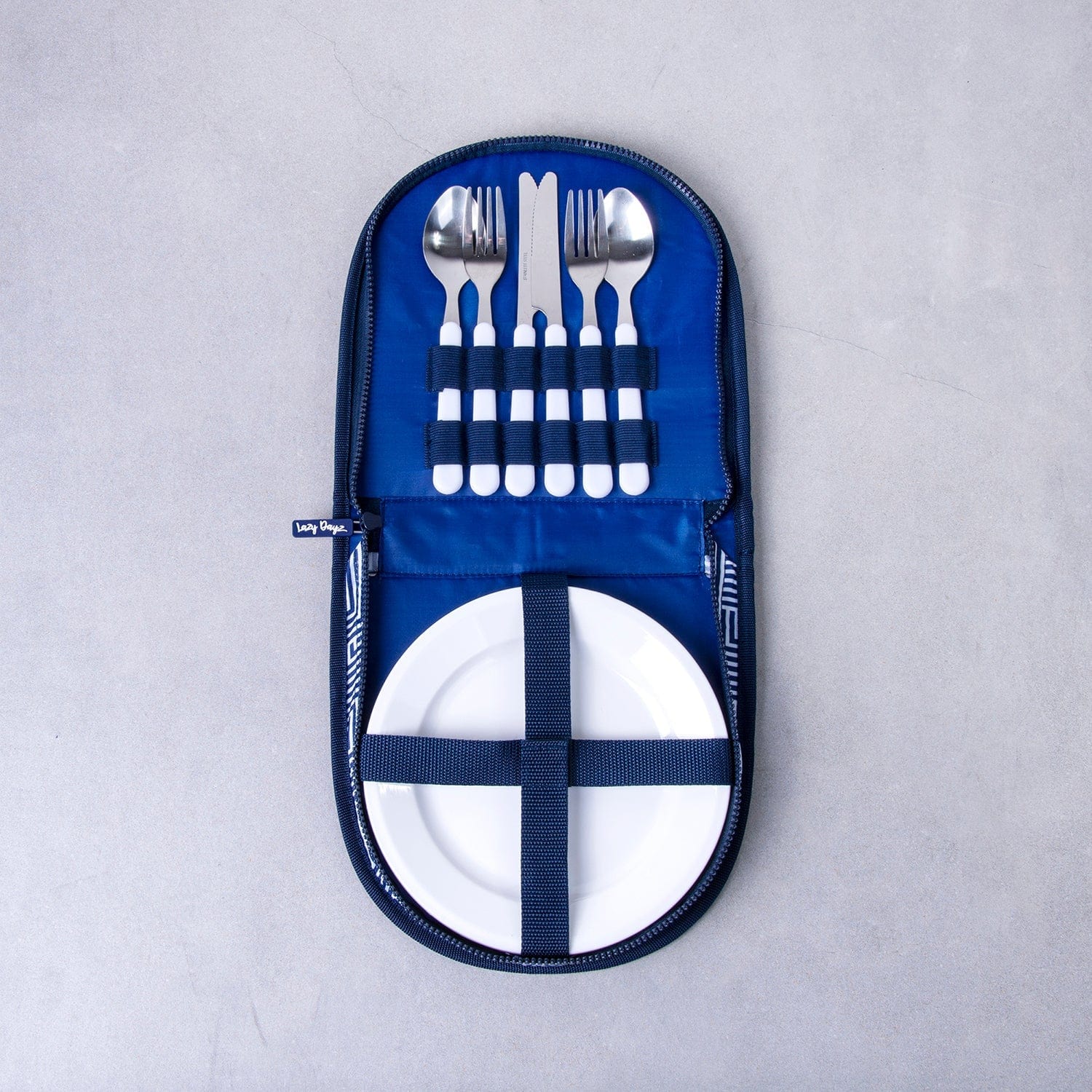 Lazy Dayz Picnic Cutlery Wallet Set - Makena-Home & Garden > Kitchenware > Cutlery-PEROZ Accessories