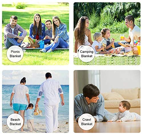Lazy Dayz Fleece Picnic Rug - Makena-Outdoor Recreation > Picnic > Picnic Blankets-PEROZ Accessories