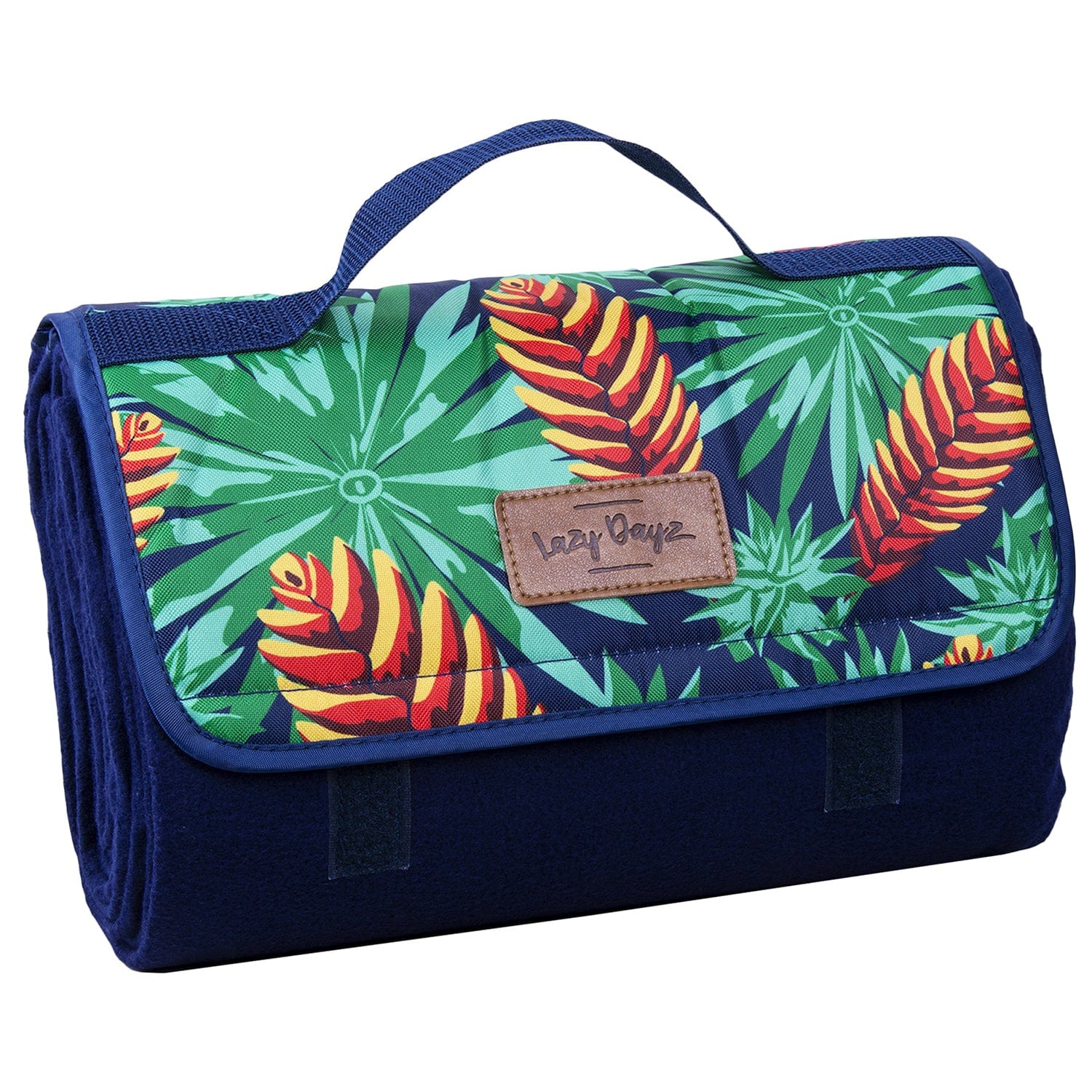 Lazy Dayz Fleece Picnic Rug - Mossman-Outdoor Recreation > Picnic > Picnic Baskets-PEROZ Accessories