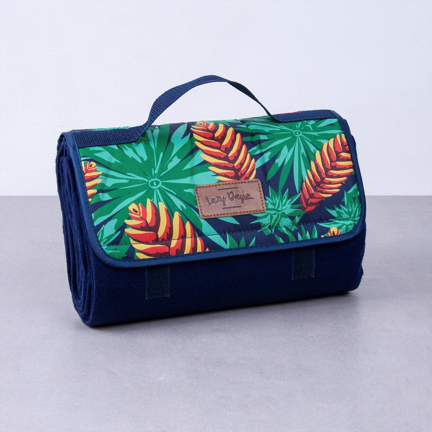 Lazy Dayz Fleece Picnic Rug - Mossman-Outdoor Recreation > Picnic > Picnic Baskets-PEROZ Accessories