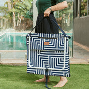 Lazy Dayz Fold Up Beach Lounger - Makena-Home & Garden > Pool & Accessories > Beach Towels-PEROZ Accessories