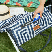 Lazy Dayz Fold Up Beach Lounger - Makena-Home & Garden > Pool & Accessories > Beach Towels-PEROZ Accessories