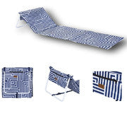 Lazy Dayz Fold Up Beach Lounger - Makena-Home & Garden > Pool & Accessories > Beach Towels-PEROZ Accessories
