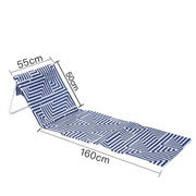 Lazy Dayz Fold Up Beach Lounger - Makena-Home & Garden > Pool & Accessories > Beach Towels-PEROZ Accessories