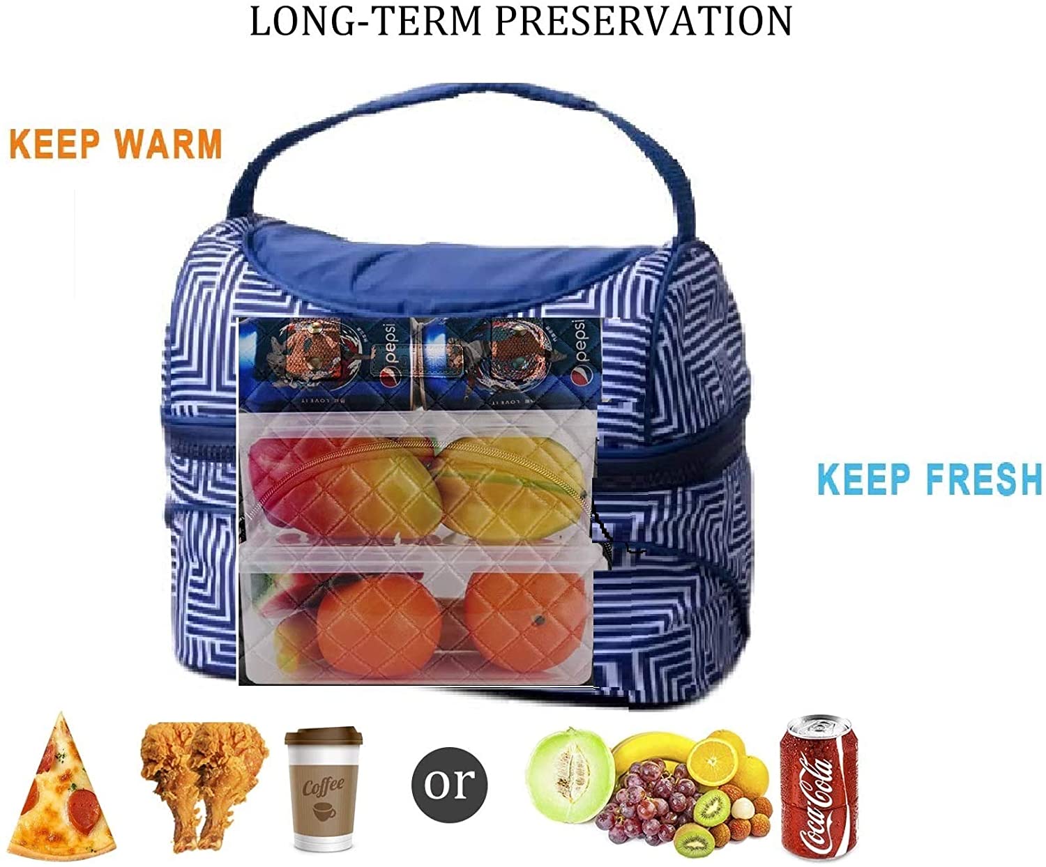 Lazy Dayz Insulated Deluxe Lunch Cooler - Makena-Baby & Kids > Baby & Kids Others > Kid&