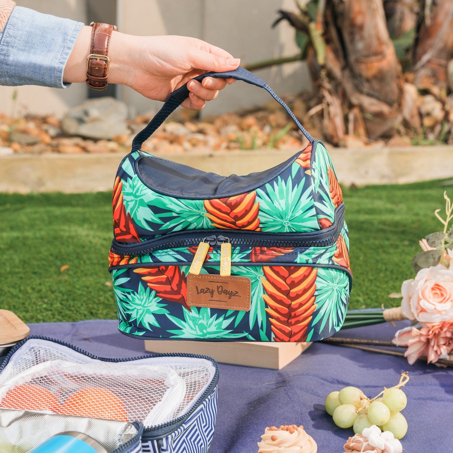 Lazy Dayz Insulated Deluxe Lunch Cooler - Mossman-Baby & Kids > Baby & Kids Others > Kid&