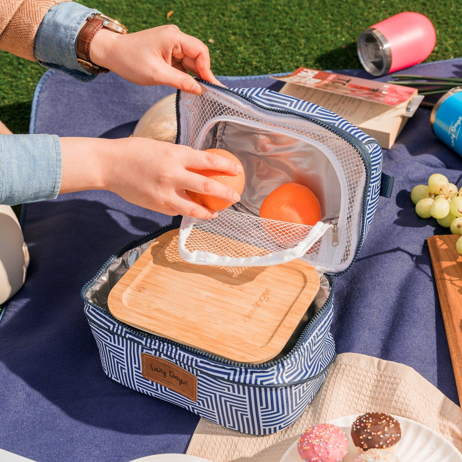 Lazy Dayz Insulated Deluxe Lunch Cooler - Mossman-Baby & Kids > Baby & Kids Others > Kid&