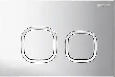 R&T Standard Cisterns Push Plates - Chrome-Furniture > Bathroom > Toilets-PEROZ Accessories