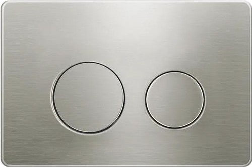 R&T Standard Cisterns Push Plates - Brushed Nickel-Furniture > Bathroom > Toilets-PEROZ Accessories