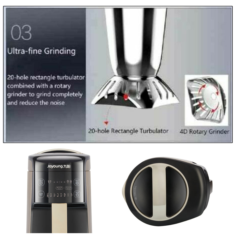 Joyoung Soy Milk Maker Machine Superfine Grinding Auto Touch Screen DJ13S- P90-Appliances > Kitchen Appliances > Food Mixers & Blenders-PEROZ Accessories