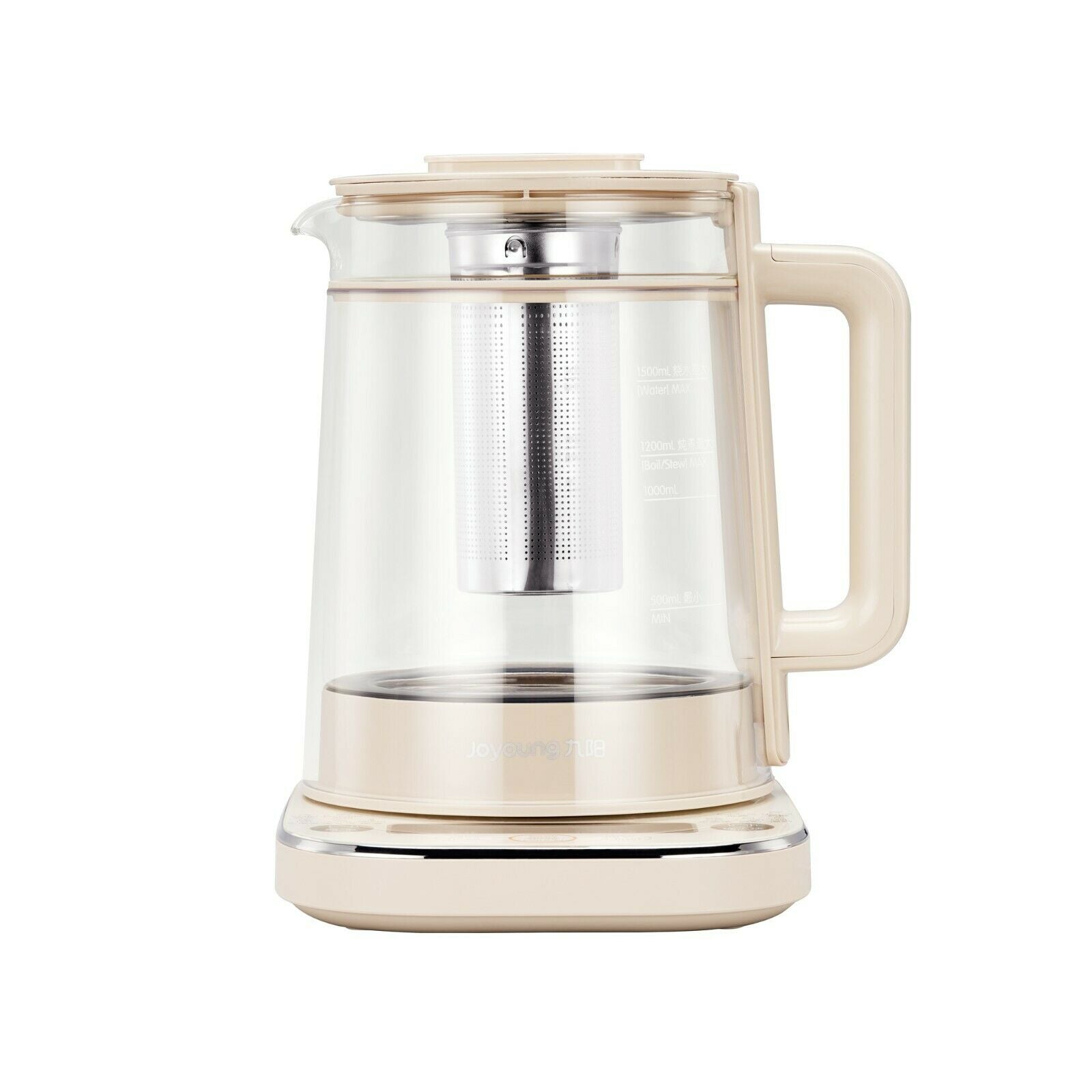 Joyoung Eletric Glass Kettle Set with stewing pot Tea Basket egg holder 1.5L-Appliances > Kitchen Appliances > Kettles-PEROZ Accessories