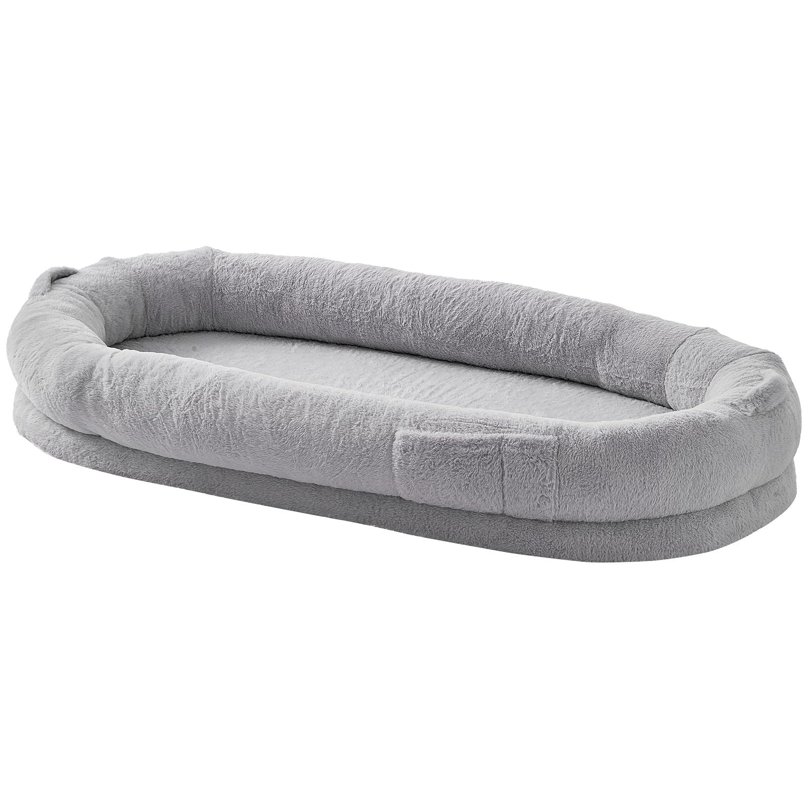 Human Dog Bed 1720x890x250 mm Human Size Dog Bed Washable Faux Rabbit Fur-Pet Care > Dog Supplies > Dog Beds-PEROZ Accessories