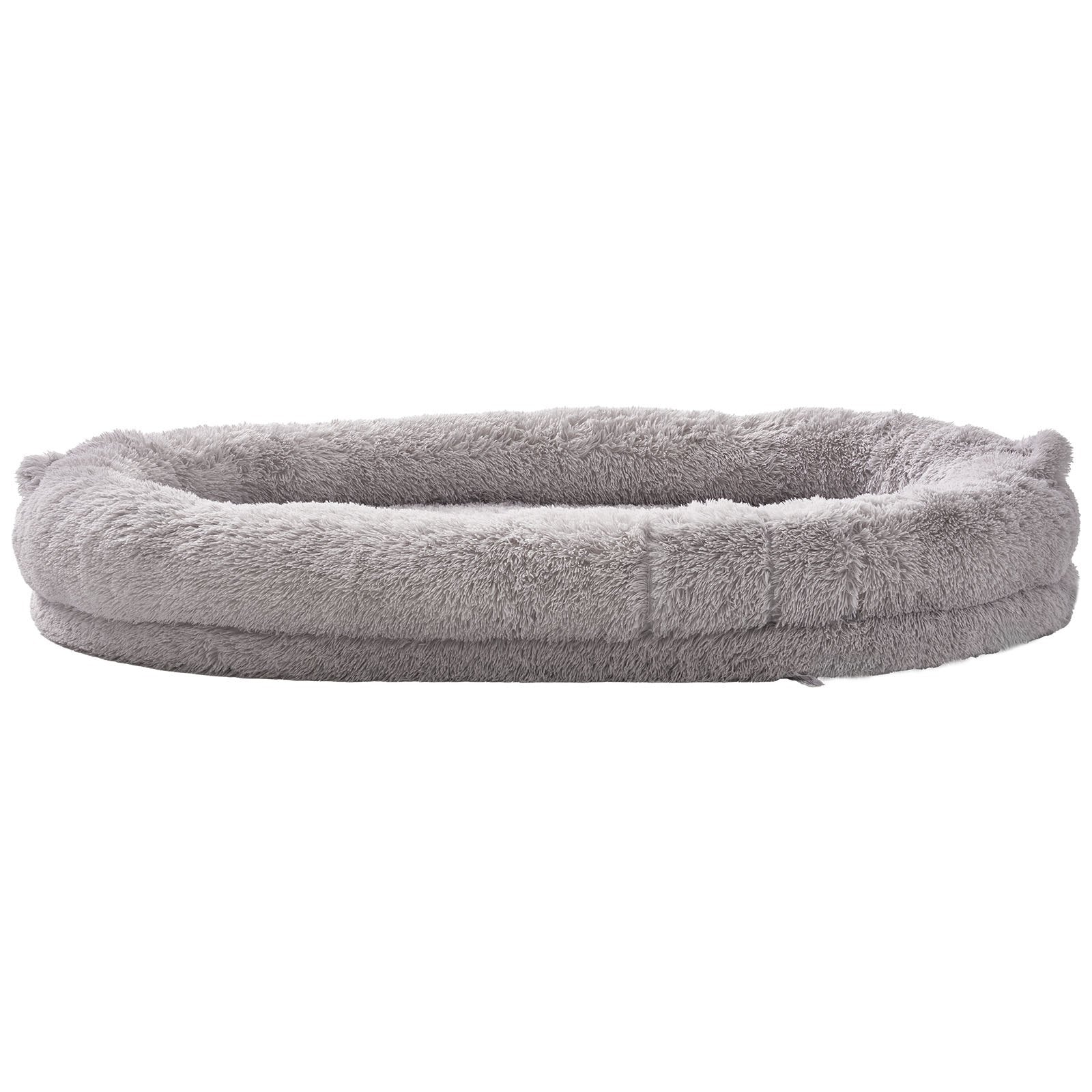 VEVOR Human Dog Bed 1820x1220x250 mm Human Size Dog Bean Bed Washable PV Velvet-Pet Care > Dog Supplies > Dog Beds-PEROZ Accessories