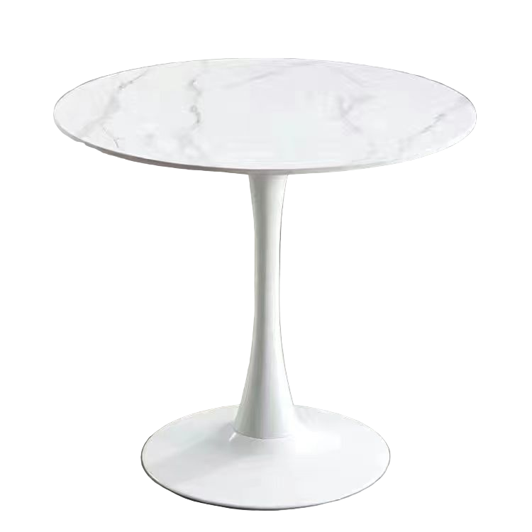 Celeste White Round Cafe Table-Furniture > Dining > Dining Tables-PEROZ Accessories