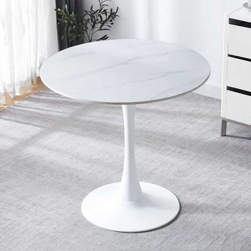 Celeste White Round Cafe Table-Furniture > Dining > Dining Tables-PEROZ Accessories