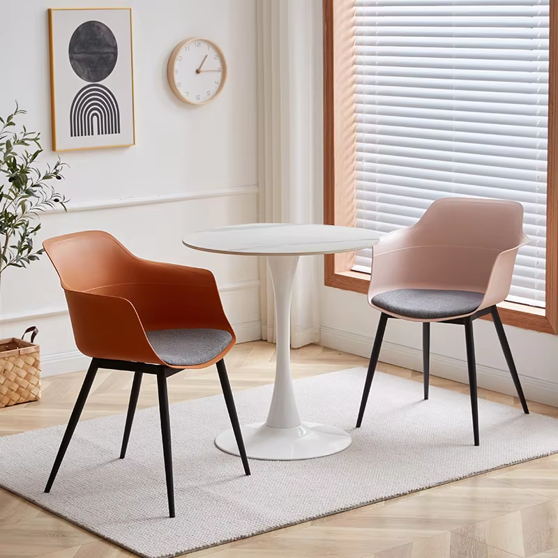 Celeste White Round Cafe Table-Furniture > Dining > Dining Tables-PEROZ Accessories