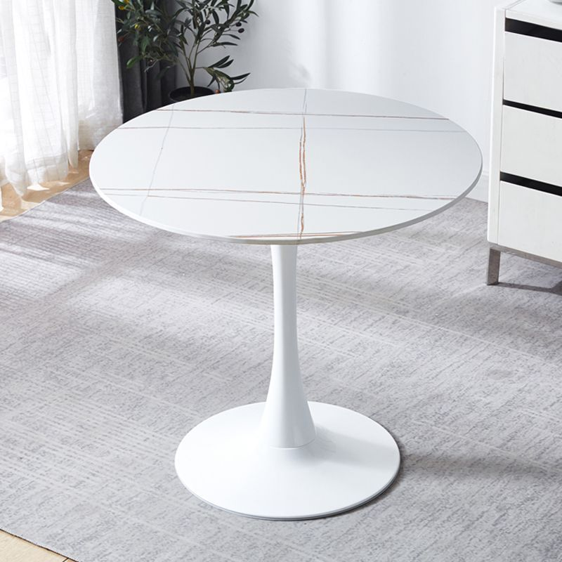 Celeste White Round Cafe Table-Furniture > Dining > Dining Tables-PEROZ Accessories