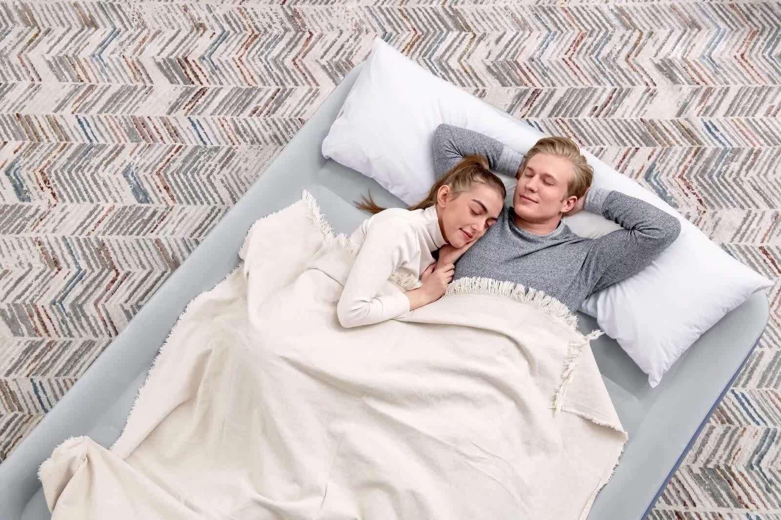 Bestway 2.03m x 1.52m x 51cm Tritech Air Inflatable Mattress Queen Built-in AC Pump-Outdoor Recreation > Camping > Inflatable Mattresses-PEROZ Accessories