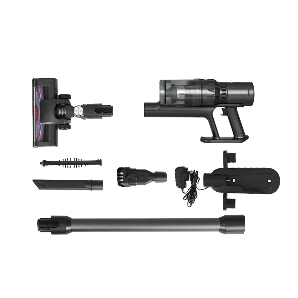 Devanti Stick Vacuum Cleaner Brushless Cordless 350W Grey-Appliances > Vacuum Cleaners-PEROZ Accessories