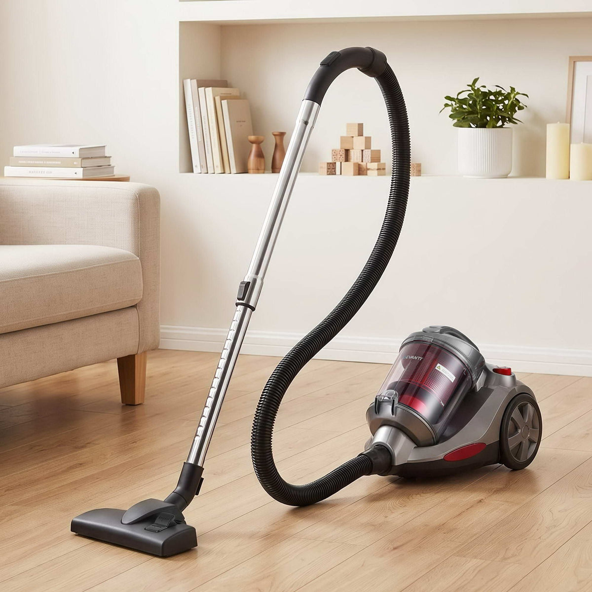 Devanti Vacuum Cleaner Bagless Canister 2000W 25kPa Powerful Suction 4L-Appliances > Vacuum Cleaners > Stick Vacuums-PEROZ Accessories