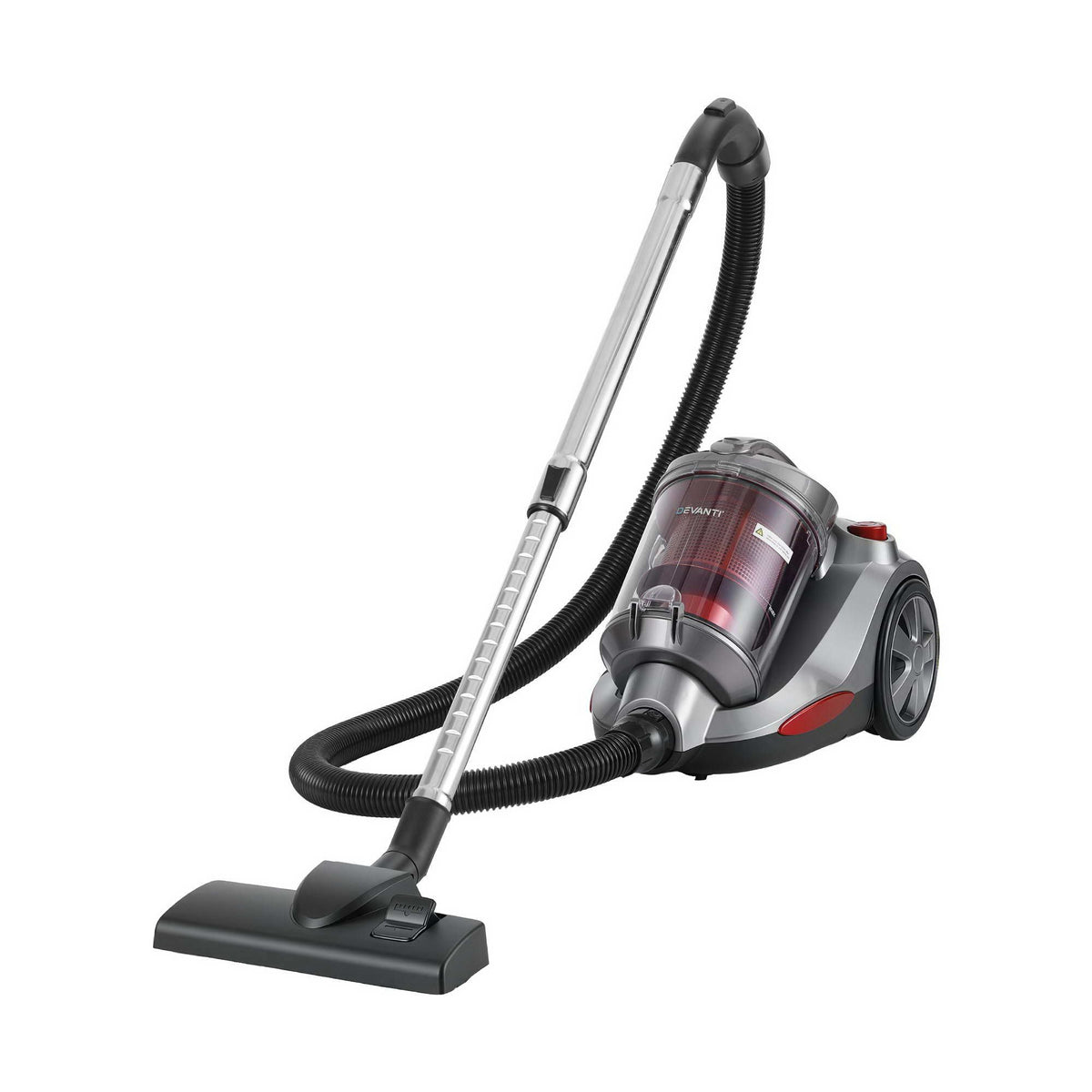 Devanti Vacuum Cleaner Bagless Canister 2000W 25kPa Powerful Suction 4L-Appliances > Vacuum Cleaners > Stick Vacuums-PEROZ Accessories