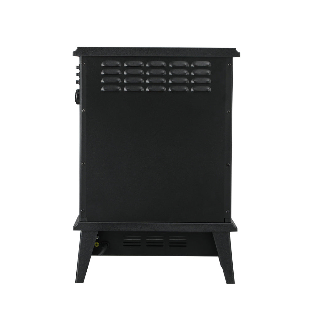 Vevare Electric Fireplace Heater 3D Flame Effect 2000W Freestanding-Electric Fireplace Heaters-PEROZ Accessories