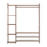 Oikiture Wardrobe Organiset with 8 Display Shelves Open Clothes Rack-Wardrobe-PEROZ Accessories