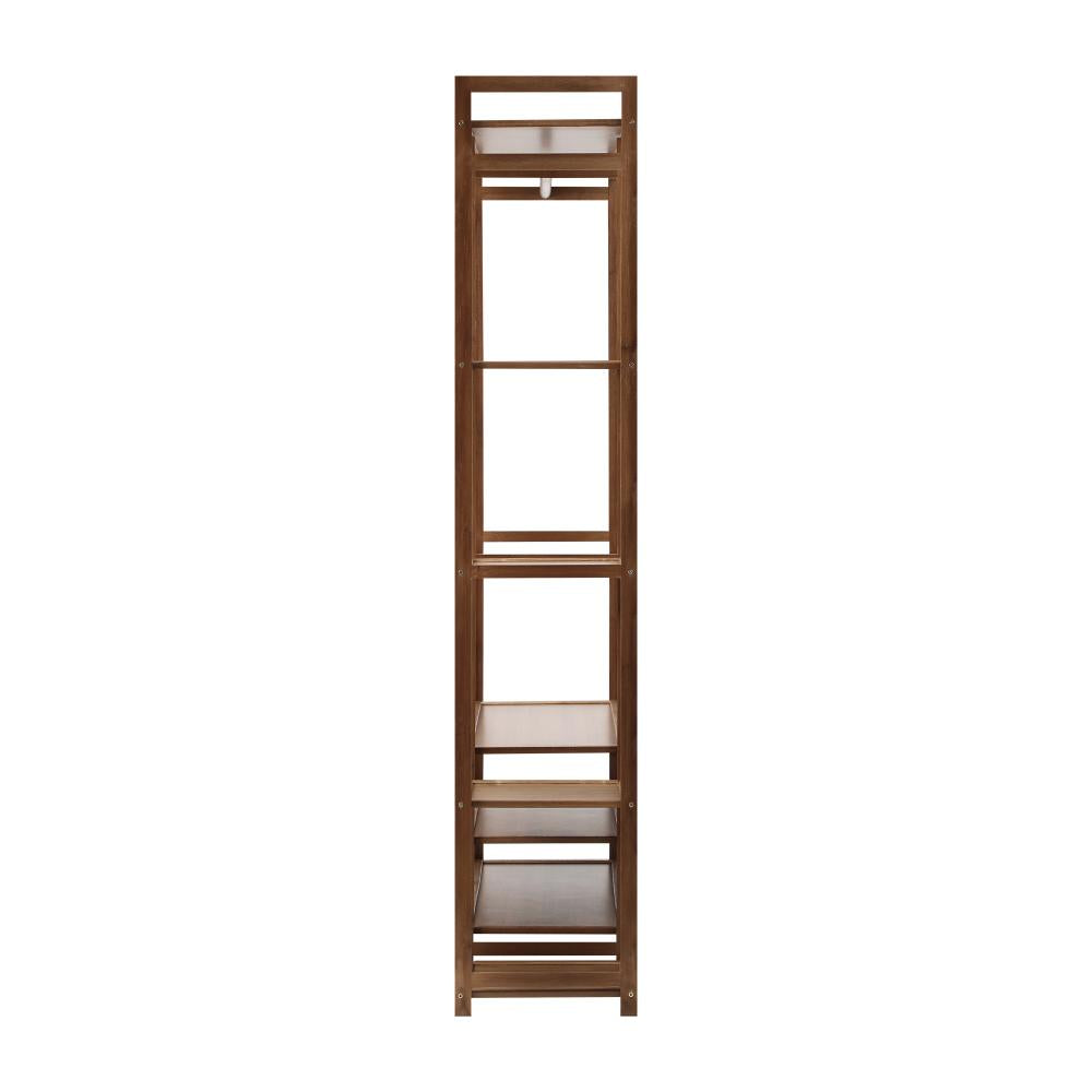 Oikiture Wardrobe Organiset with 8 Display Shelves Open Clothes Rack-Wardrobe-PEROZ Accessories