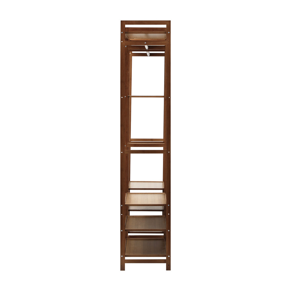 Oikiture Open Wardrobe Organiset with 13 Display Shelves-Wardrobe-PEROZ Accessories
