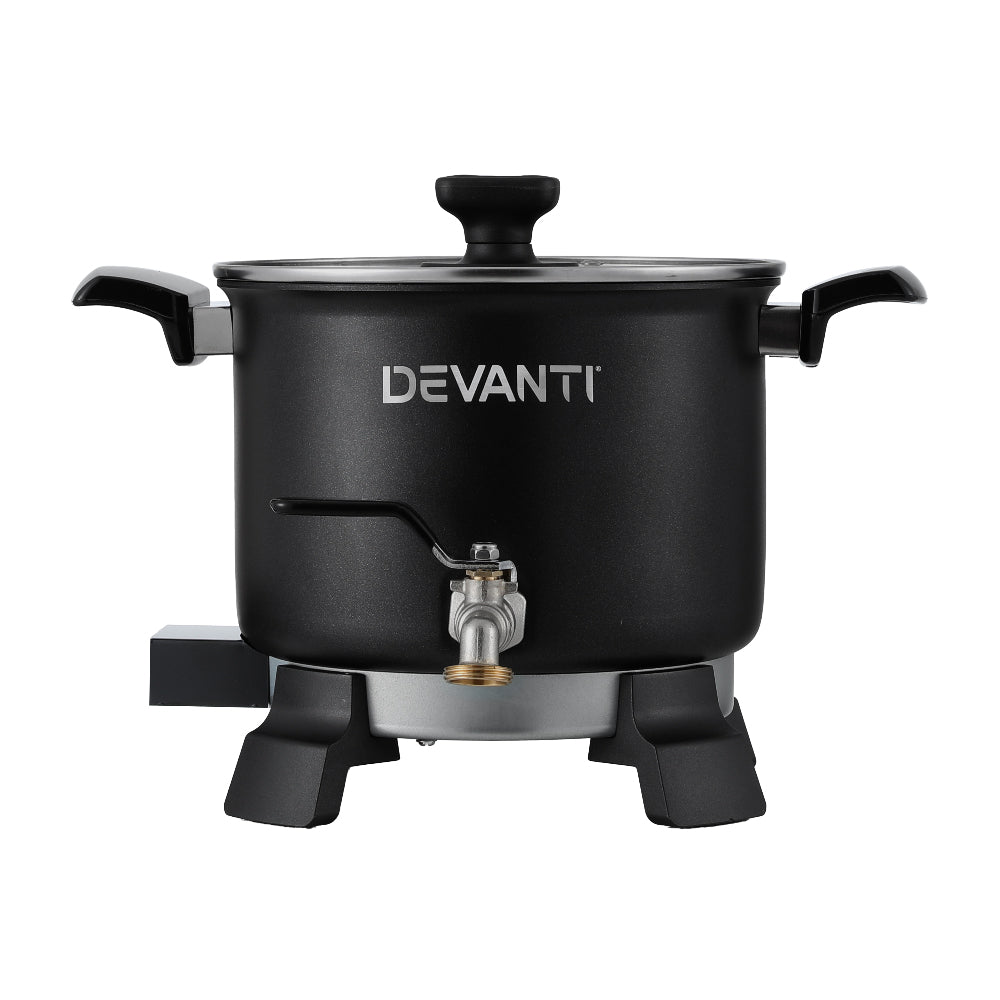 Devanti 5L Wax Melter Candle Making 1200W Melting Pot Furnace Quick Pour Spout Soy Soap-Home & Garden > Decor > Candle Accessories-PEROZ Accessories