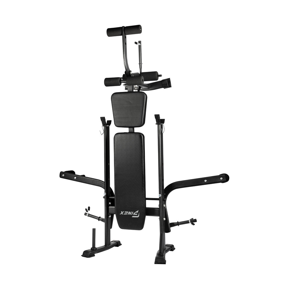 Finex Bench Press Weight Bench 8in1 Multi-Station Fitness Home Gym Equipment-Weight Bench-PEROZ Accessories