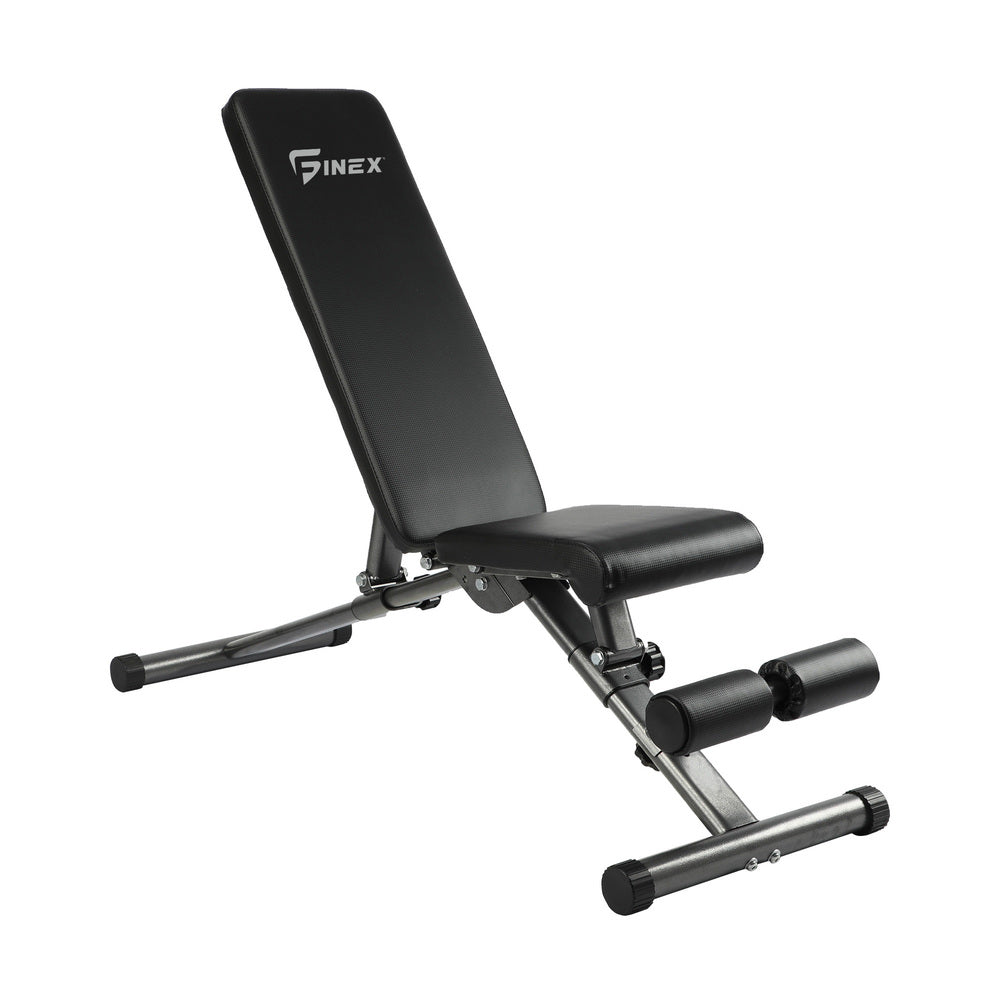 Finex FID Bench Dumbbell Weight Bench Flat Incline Decline Home Gym Equipment-FID Bench-PEROZ Accessories