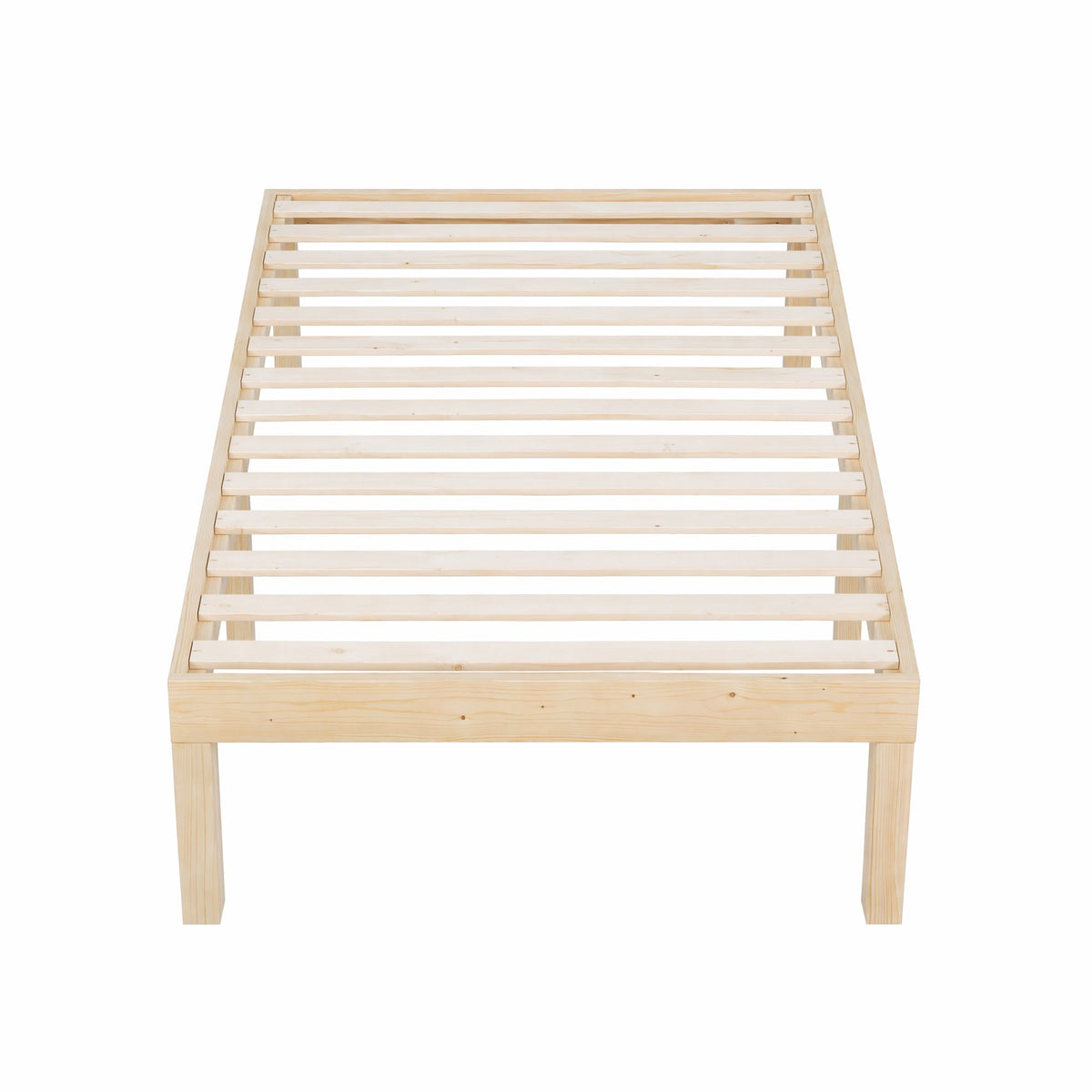 Artiss Bed Frame Single Size Wooden Base Mattress Platform Timber Pine BRUNO-Furniture > Bedroom-PEROZ Accessories