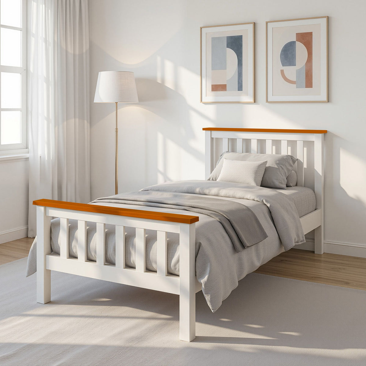Artiss Single Wooden Bed Frame Bedroom Furniture Kids-Bed Frames-PEROZ Accessories