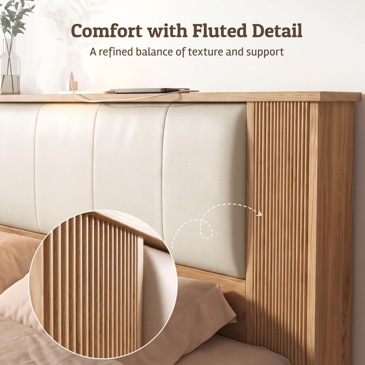 Artiss King Single Bed Frame with 2 Drawers, PU Leather Headboard & Charging Station-Furniture > Bedroom > Beds & Bed Frames-PEROZ Accessories