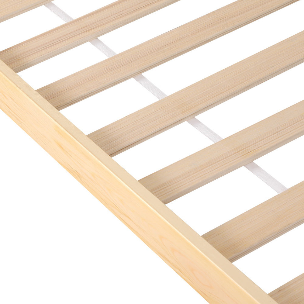 Artiss Bed Frame Single Size Rattan Wooden RITA-Furniture > Bedroom-PEROZ Accessories