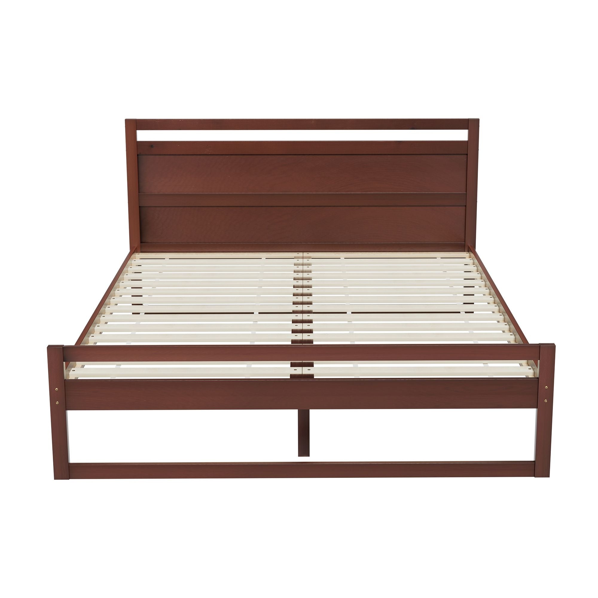 Artiss Bed Frame Queen Size Wooden Walnut WITTON-Furniture > Bedroom-PEROZ Accessories