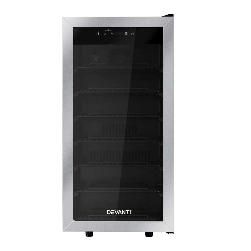 Devanti Wine Fridge Cooler 42 Bottles-Appliances > Fridges & Freezers > Wine Fridges-PEROZ Accessories