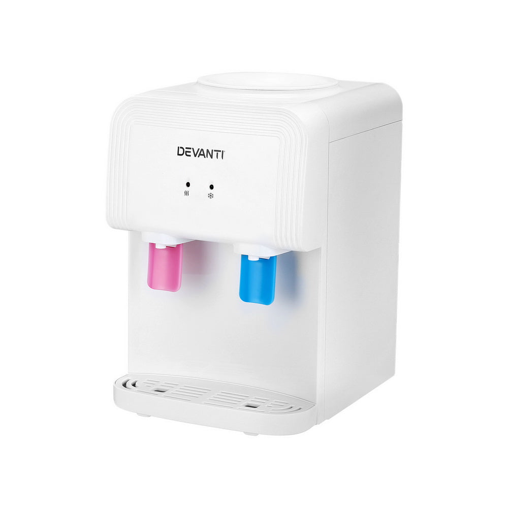 Devanti Water Cooler Dispenser Bench Top White-Appliances > Kitchen Appliances-PEROZ Accessories