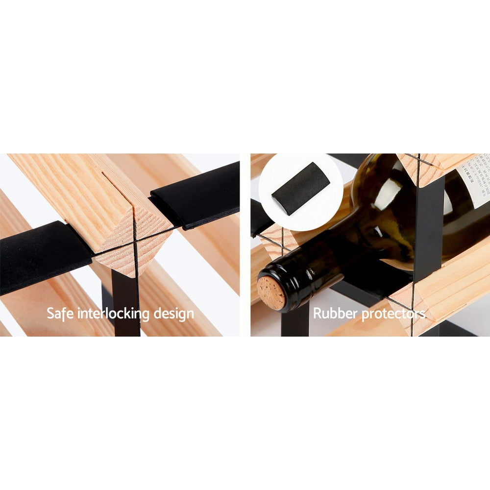 Artiss Wine Rack 20 Bottle-Home & Garden > Storage-PEROZ Accessories