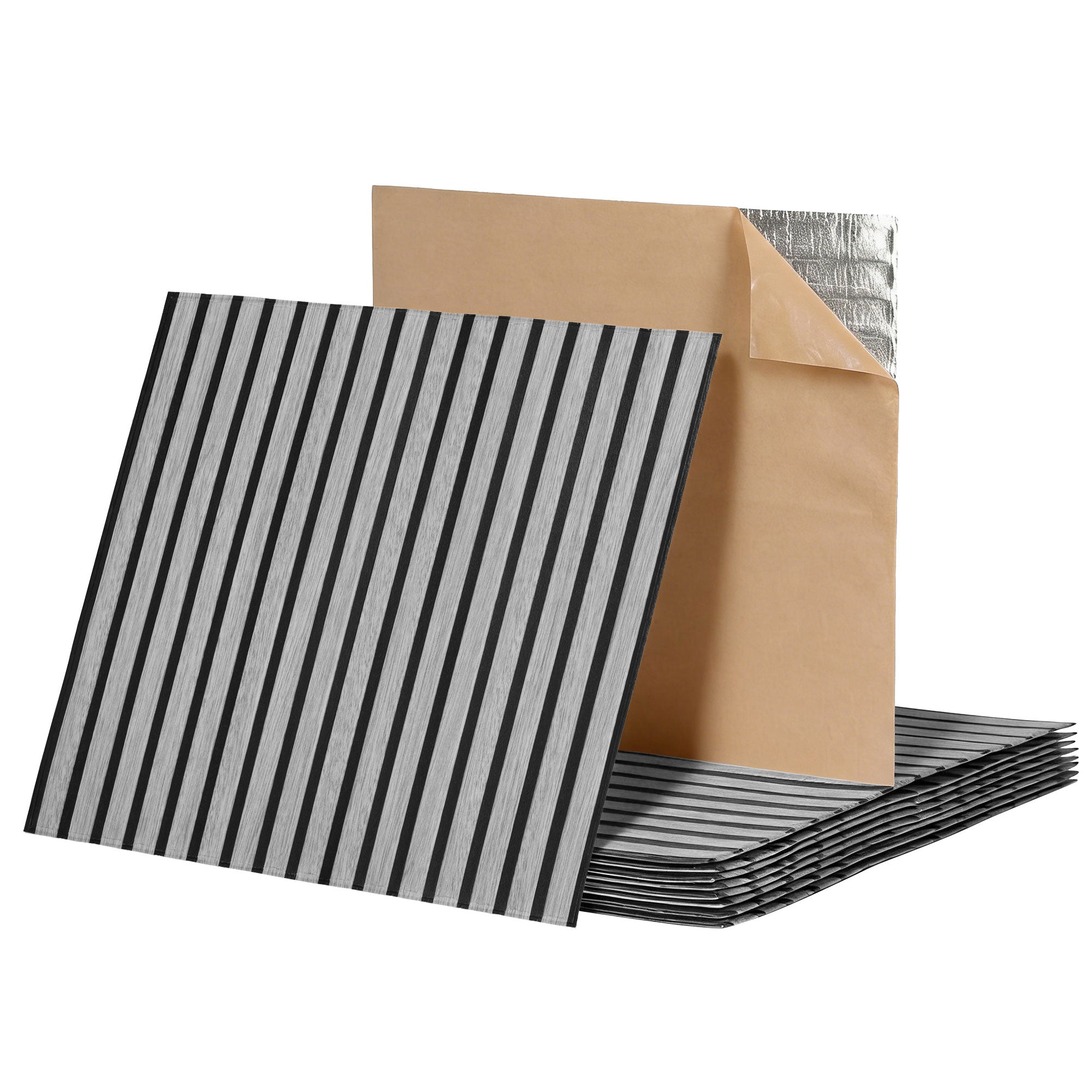 Artiss 10PCS Peel and Stick Wall Panels Tiles 68X68CM Self Adhesive for Home Office Studio Grey-Home & Garden > Decor > Wallpaper-PEROZ Accessories