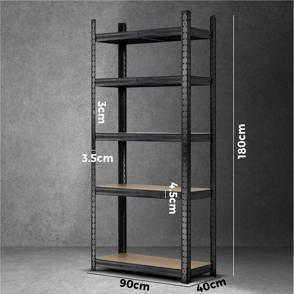 Sharptoo Garage Shelving Shelves Warehouse Storage Rack Steel Pallet Racking1.8m-Warehouse Rack-PEROZ Accessories