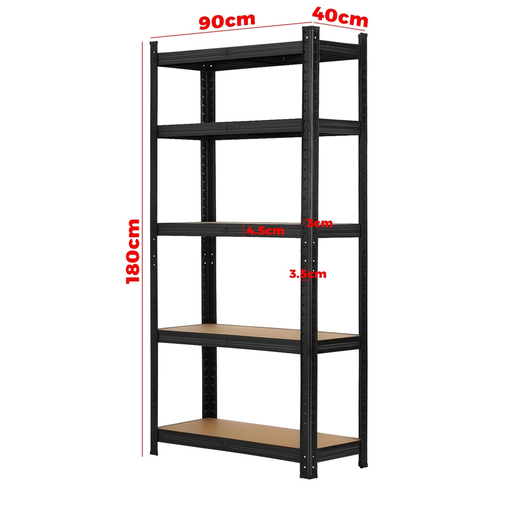 Sharptoo 2x1.8m Garage Shelving Shelves Warehouse Storage Rack Pallet Racking-Warehouse Racks-PEROZ Accessories